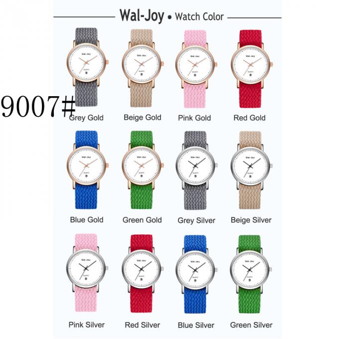 WJ-8447 Nowa moda Kobiety Dobra jakość Wiele kolorów Zegarek ze stopu Pu Skórzany pasek do zegarka Zegarek